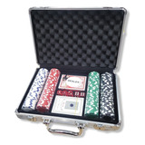 Jogo Kit Caixa Poker Completo Diversão