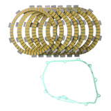 Jogo Kit Disco Embreagem Honda Xr 250 Tornado Competição Ji