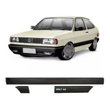 Jogo Kit Friso Lateral Gol Gls 1.8 91 92 Largo 6 Peças Preto