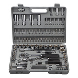 Jogo Kit Soquete Catraca 94 Peças 1/2'' E 1/4'' - Eda 9rn