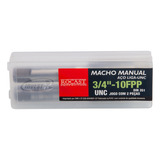 Jogo Macho Manual Aço Liga Rocast 3/4 X 10 Unc Rosca Grossa