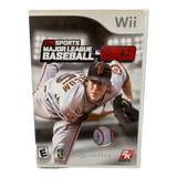 Jogo Major League Baseball - 2k9 Do Nintendo Wii Semi Novo