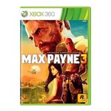 Jogo Max Payne 3 Xbox 360 Mídia Física Original (seminovo)