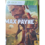 Jogo Max Payne 3 Xbox 360 Original 