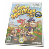Jogo Monkey Mischief Party Time Nintendo Wii Original Novo