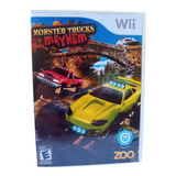 Jogo Monster Trucks Mayhem Nintendo Wii Mídia Física
