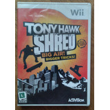Jogo Nintendo Wii Tony Hawk Shred Big Air Mídia Física Origi