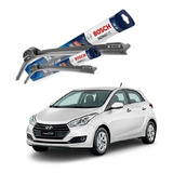 Jogo Palhetas Limpador Parabrisa Hyundai Hb20 2015/18 Bosch