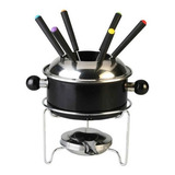 Jogo Panela Conjunto P/ Fondue Aço Inox Com 10 Peças Ca2134