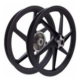 Jogo Par Roda Liga Leve Titan Fan 150 2011 Scud Preta Disco