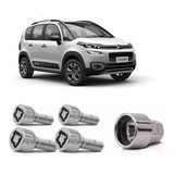 Jogo Parafuso Roda Antifurto Rosca 12x1,25m Citroen Aircross