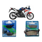 Jogo Pastilha Dianteira + Traseira Cbr250r Cobreq S/abs 2012