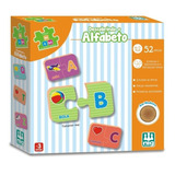 Jogo Pedagógico Descobrindo O Alfabeto 52 Peças Nig Ref-421