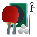 Jogo Ping Pong Kit Raquetes Rede