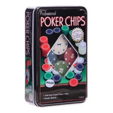 Jogo Poker Profissional Poker Chips 100
