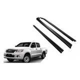Jogo Protetor De Borda Lateral + Tampa Hilux 2007 2008 2009
