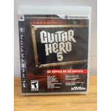 Jogo Ps3 Guitar Hero 5 Original Física