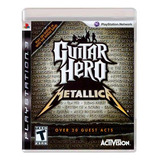 Jogo Ps3 Guitar Hero Metallica Físico