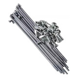 Jogo Raio Cromado Cg Freio A Disco Titan Fan 125 150 4mm