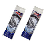 Jogo Raio Dianteiro E Traseiro Titan 125/150 Ks Lona 4mm Ddl