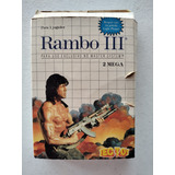 Jogo Rambo 3 Master System Cartucho