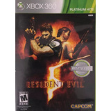 Jogo Resident Evil 5 Xbox 360 Novo Lacrado