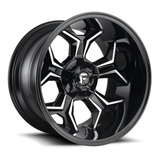 Jogo Roda Fuel Avenger 20x9 6x135/139.7 20mm Preto Brilhoso