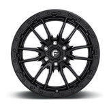 Jogo Roda Fuel Rebel 17x9 6x139.7 -12mm Preto Fosco