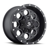 Jogo Roda Fuel Revolver 18x9 8x165,1 -12mm Preto Com Fresado