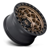 Jogo Roda Fuel Unit 17x9 6x139.7 1mm Bronze Com Preto Fosco