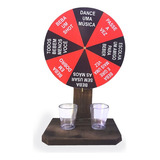 Jogo Roda Shot Roleta Tequila Beber Roleta Drink Shot