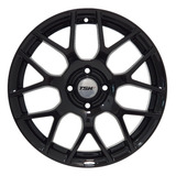 Jogo Roda Tsw Nurburgring 17 4x100 Preto Brilh Vw/gm/hyundai