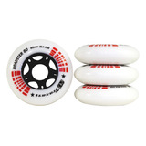 Jogo Rodas Traxart Fitness Roadster 80mm/85a - Branco