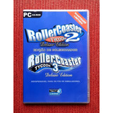 Jogo Roller Coaster Tycoon 2 ( 1 Cd- Rom, Seminovo )