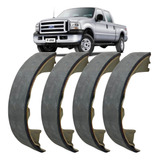 Jogo Sapata Patim Com Lona Freio Mão À Disco Ford F250 98/06