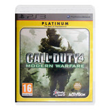 Jogo Seminovo Call Of Duty 4 Modern Warfare Platinum Ps3