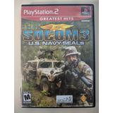 Jogo Socom 3 U.s. Navy Seals - Ps2 Original