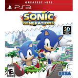 Jogo Sonic Generations Ps3 Midia Fisica