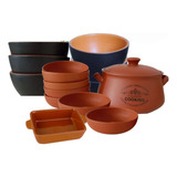 Jogo Sopeira Bowls Tigelas E Travessa Cerâmica 14pç