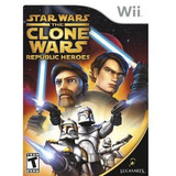 Jogo Star War The Clone Wars Republic Heroes Wii Semi Novo