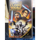 Jogo Star Wars The Clone Wars Republic Heroes - Psp