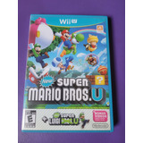 Jogo Super Mario Bros U Nintendo Wii U Original Midia Fisica