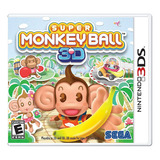 Jogo Super Monkey Ball 3d Para Nintendo 3ds Midia Fisica