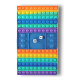 Jogo Tabuleiro Pop It Com Dados Sensorial Pra Aliviar Stress