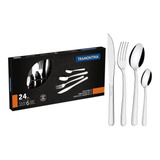 Jogo Talher Garfo Faca Colher Búzios 24 Pçs Inox Tramontina