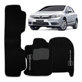 Jogo Tapete Carpete Honda New Civic 2007 2008 2009 2010 2011