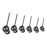 Jogo Tarracha Tarraxa Rosca P/ Cano Tubo Pvc 1/2 A 2 Pol. 