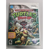 Jogo Teenage Mutant Ninja Turtles Smash-up Wii Original