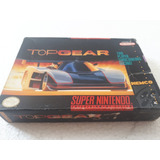 Jogo Top Gear C/caixa Super Nintendo
