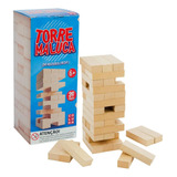 Jogo Torre Maluca Madeira 39 Peças Brinquedo Didático